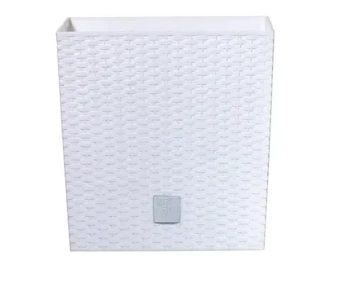 Kvetináče PROSPERPLAST - Kvetináč Rato Low 26,5cm biely