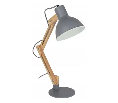 Lampy SmartLED Stolná lampa 1xE27/40W/230V sivá 7887