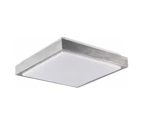 Svietidlá  Stropné svietidlo KAZIMIERZ 2xE27/20W/230V 29,5x29,5 cm strieborná 326874