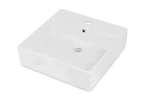 Umývadlá DEANTE - Temisto biela - Keramické umývadlo na dosku - 50x50 cm CDT_6U5S