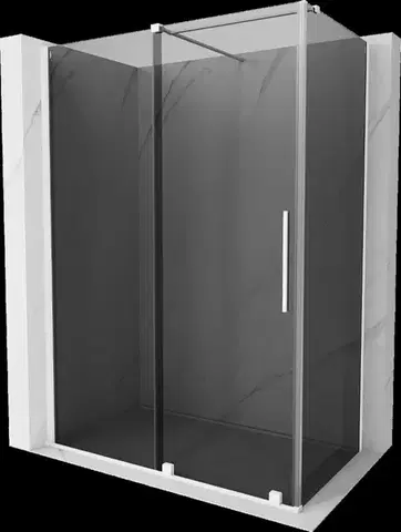 Sprchovacie kúty MEXEN/S - Velár sprchovací kút, posuvné dvere 160 x 90, grafit, biela 871-160-090-41-20