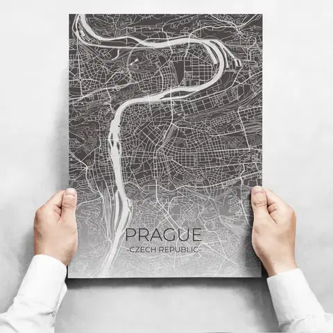 Moderné obrazy Obrazy na stenu - Map of Prague II