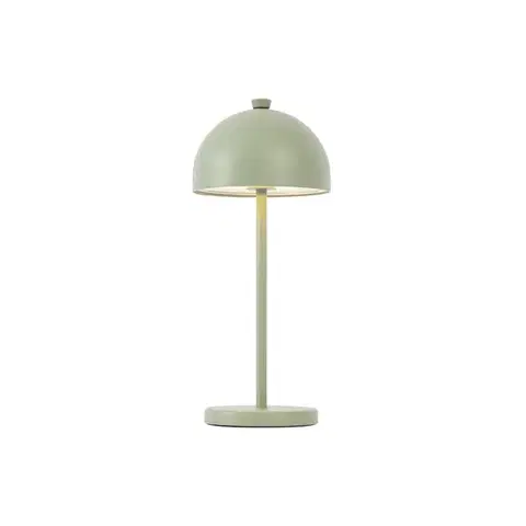 Lampy Stolná lampa zelená vrátane LED IP54 nabíjateľná s nabíjacou stanicou - Squirrel