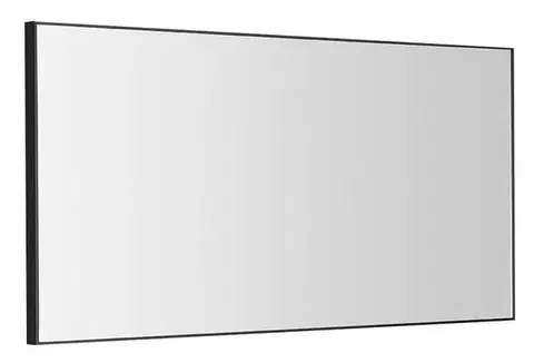 Kúpeľňové zrkadlá SAPHO - AROWANA zrkadlo v ráme, 100x50cm, čierna mat AWB1050