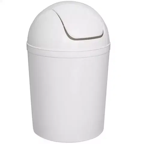 Plastové koše Vyklápací kôš 5 l biely 506-01