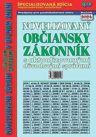 Zákony, zbierky zákonov Novelizovaný občiansky zákonník 20/2024