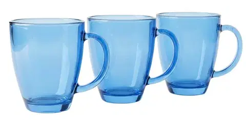 Hrnčeky, šálky, podšálky MAKRO - Hrnček sada 3ks, 380ml rôzne farby