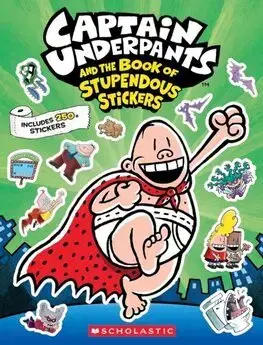 Nalepovačky, vystrihovačky, skladačky Captain Underpants: Sticker Book