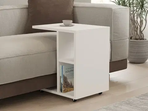 Konferenčné stolíky Príručný stolík / Odkladací stolík Amy - White