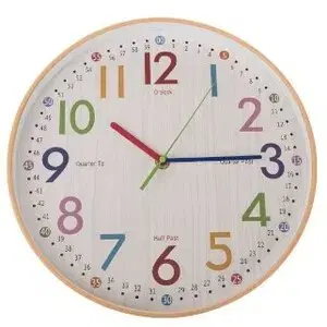 Hodiny Nástenné hodiny Colorful, pr. 30,5 cm, plast