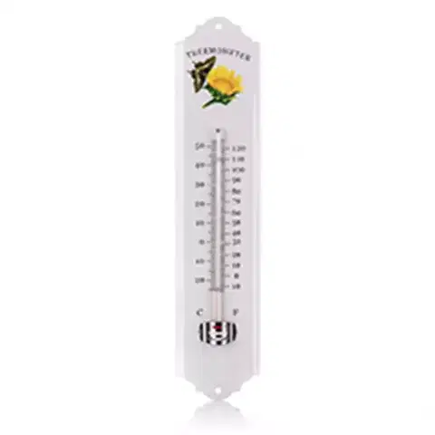 Dekorácie a bytové doplnky Kovový Teplomer 30 Cm 22128011
