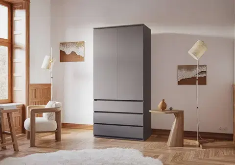 Šatníkové skrine SONIJA COMBI šatníková skriňa, grafit