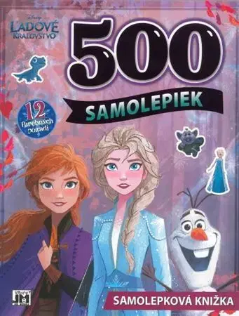 Nalepovačky, vystrihovačky, skladačky Ľadové kráľovstvo - 500 Samolepiek