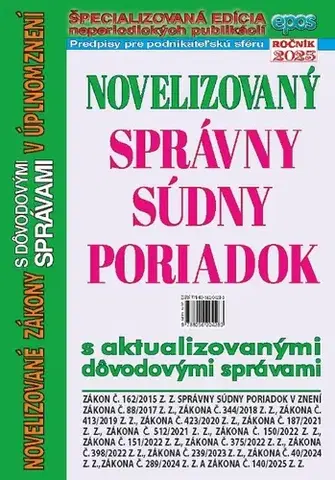 Trestné právo Novelizovaný Správny súdny poriadok 14/2025