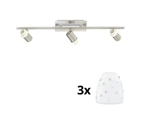 Svietidlá Eglo - LED Bodové svietidlo MY CHOICE 3xE14/40W/230V chróm/biela 1xEG31127+3xEG94749