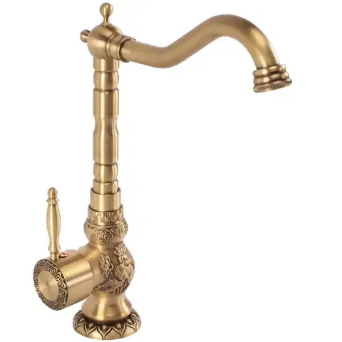 Kúpeľňové batérie REA - Kuchynská Umývadlová batéria VENICE antique bronze REA-B2500