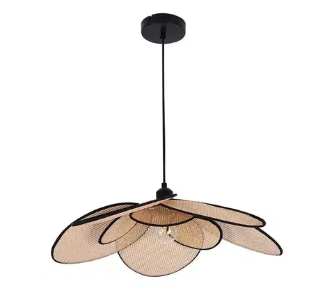 Svietidlá  Luster na lanku TOBAGO 1xE27/20W/230V pr. 60 cm béžová 331182