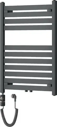Radiátory do kúpeľne MEXEN/S - Urán radiátor + vykurovacia tyč 800 x 600 mm, 600 W, antracit W105-0800-600-2600-66