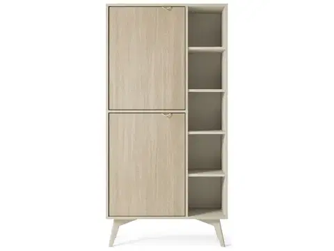 Regále ArtPS Regál TIMBER RG80 | béžová