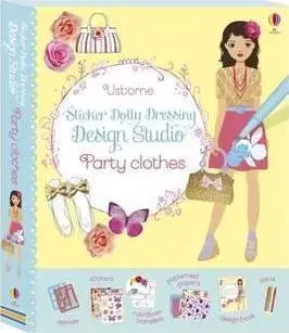 V cudzom jazyku Sticker Dolly Dressing Design Studio Party Clothes - Fiona Watt,Stella Baggott