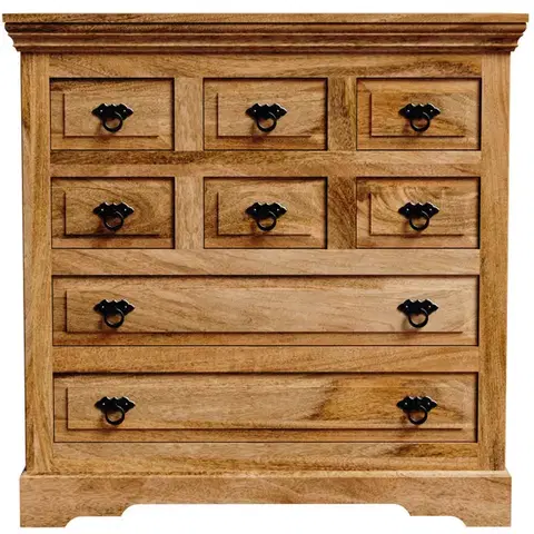Komody Komoda Guru 90x90x45 indický masív mango