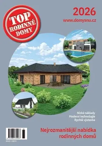 Stavba, rekonštrukcia Top rodinné domy 2026 - Kolektív autorov