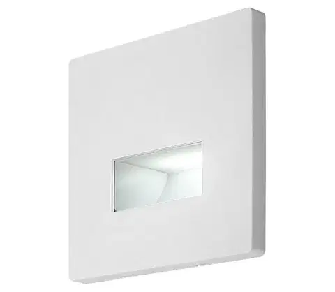 LED osvetlenie Rabalux 77196 - LED schodiskové svietidlo LUNCA LED/1W/230V 3000/4500/6500K biela 77196