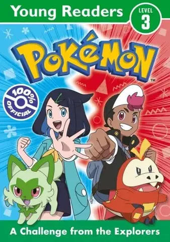 Príprava do školy, pracovné zošity Pokemon Young Readers Level 3: A Challenge from the Explorers - Pokémon