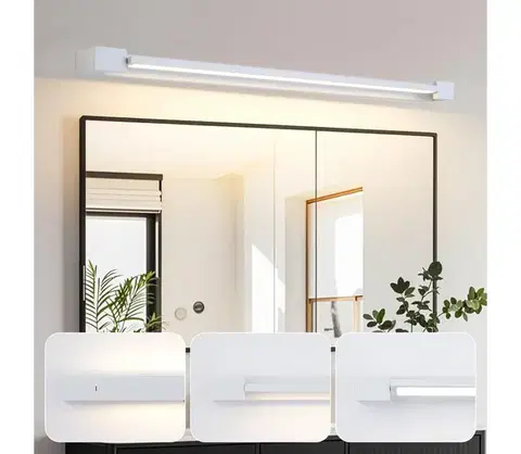 Svietidlá BRILAGI- LED osvetlenie zrkadla do kúpeľne AQUA LINE LED/24W/230V 90 cm IP44 biela BRI319