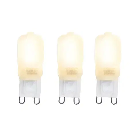 LED osvetlenie Sada 3 LED žiaroviek G9 CUTE PC 2W 200lm 2700K