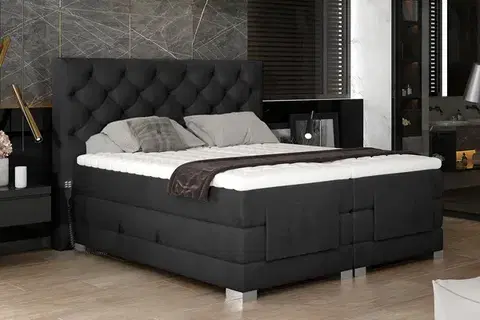 Manželské postele CEDRIK 16 polohovacia posteľ 160x200, Mat Velvet 99