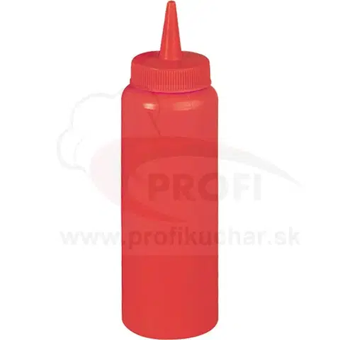 Dávkovače na omáčky STALGAST Dávkovač červený s uzáverom - 360 ml