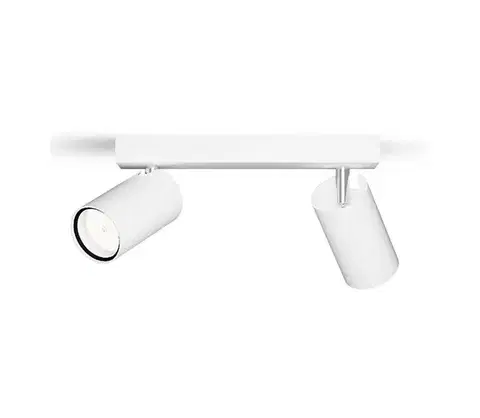 Svietidlá Philips - Kúpeľňové bodové svietidlo IDRIS 2xGU10/5W/230V IP44 biela 8720169299092