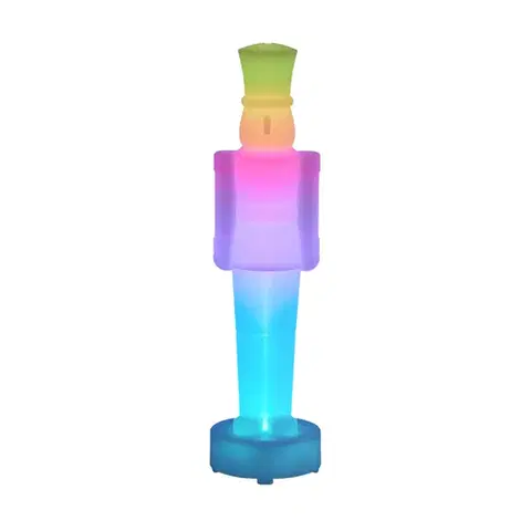 Svetelné reťaze do interiéru Vianočná stolná lampa biela vrátane LED stmievateľná a nabíjateľná RGBW-IC - Nutcracker