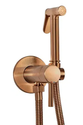 Kúpeľňové batérie REA - Podomietková bidetová batéria LUNGO LOOP Copper Brush REA-B6314