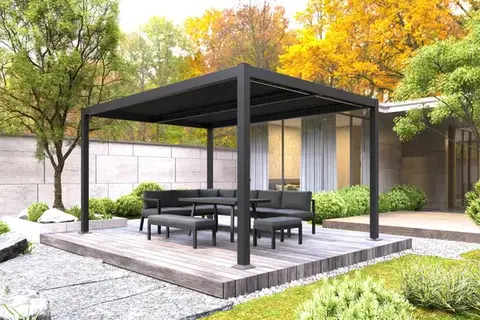 Bioklimatické pergoly Bioklimatická pergola 4x3 m SCHATLER MODERNHomeGarden
