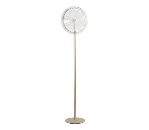 Lampy Ondaluce - stmievateľná stojaca lampa JOKEY LED/15W/230V, 170 cm, zlatá/priehľadná PT.JOKEY/TRASP