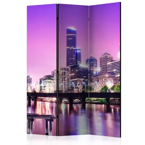 Paravány Paraván Purple Melbourne Dekorhome