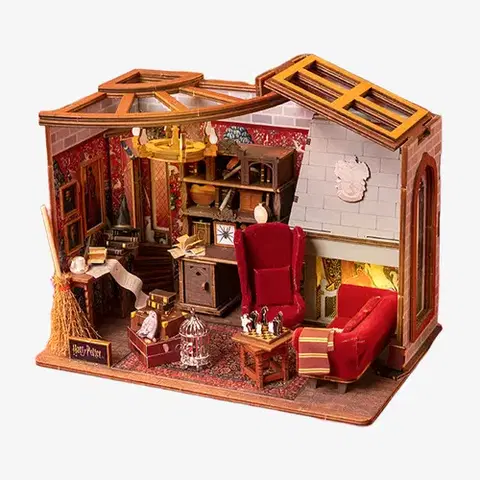 3D puzzle PUREMIND INC. Harry Potter Kreatívny set - Chrabromilská klubovňa