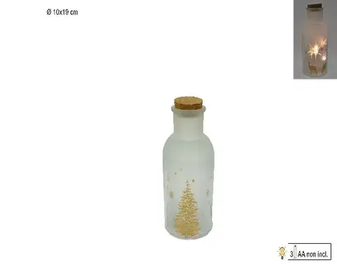 Vianočné osvetlenie MAKRO - Dóza vianočná svietiaca LED 19x10cm