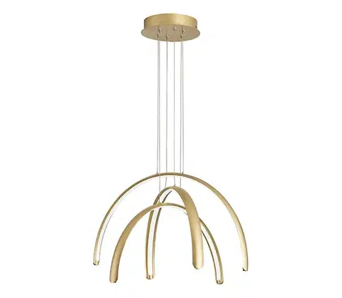 Svietidlá Viokef Lighting LED luster na lanku MEGAN LED/41W/230V zlatý 4303200