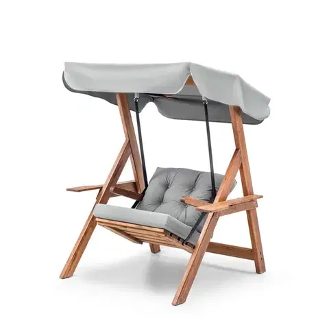Záhradná hojdačky Garden Single Swing Chair Galata Swing S1 - Grey