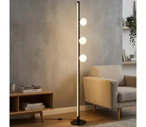 Lampy Eglo 99378 - LED stojacia lampa PHIANEROS LED/13W/230V + 3xLED/4W 99378