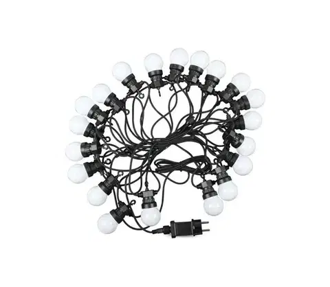 LED osvetlenie  LED Vonkajšia reťaz STRING 10m 20xLED/0,5W/24/230V 3000K IP44 217439