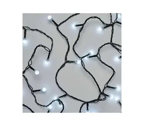 LED osvetlenie  LED vonkajšia reťaz 80xLED/8 funkcií 13m studená biela IP44 D5AC22