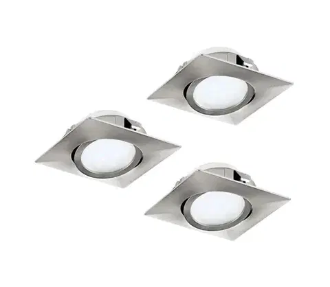 Svietidlá Eglo 78758 - SADA 3x LED Podhľadové svietidlo PINEDA LED/6W/230V 78758