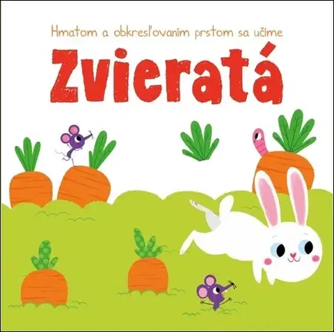 Leporelá, krabičky, puzzle knihy Hmatom a obkresľovaním prstom sa učíme Zvieratá