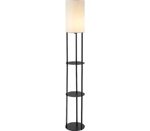 Lampy Rabalux 74106 - Stojacia lampa BRONN 1xE27/40W/230V čierna 74106