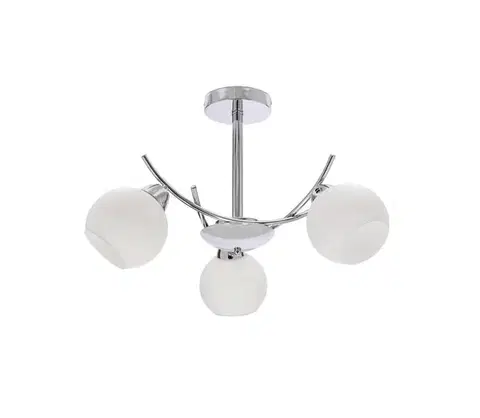 Svietidlá  Luster na tyči AMOS 3xE27/40W/230V lesklý chróm 33-34991