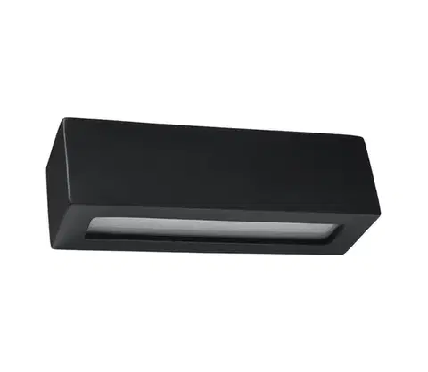Svietidlá  Nástenné svietidlo VEGA 1xE27/60W/230V čierna SL.0878
